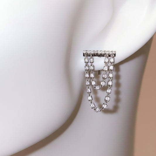 Boucles d'oreilles QJ0068 en or massif 18 carats, à assortir selon vos envies.