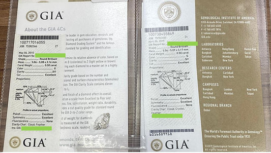 Coppia di orecchini solitari in oro massiccio 18 carati con diamante GIA SI1 colore G da 1,00 carato (ordine personalizzato, tempi di consegna 3 settimane)